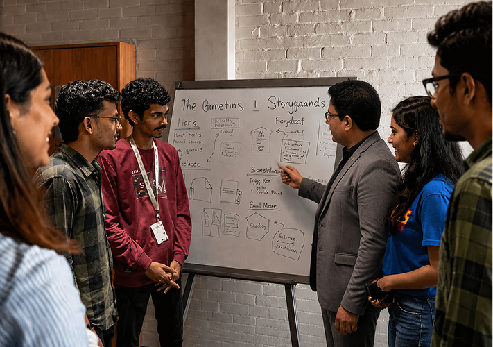 Team Huddles Before Big Pitches