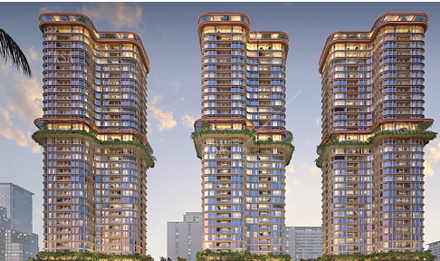 Modern architectural facade