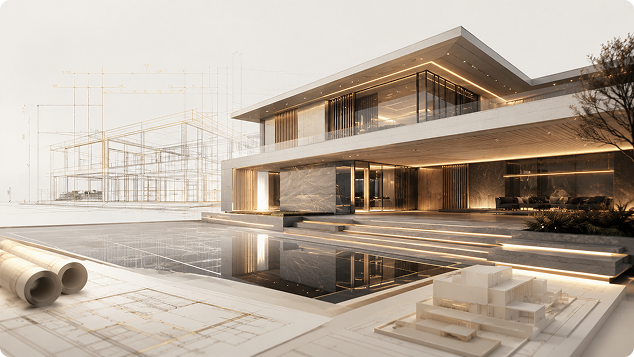 Kuwal Sanam Architects architectural concept board
