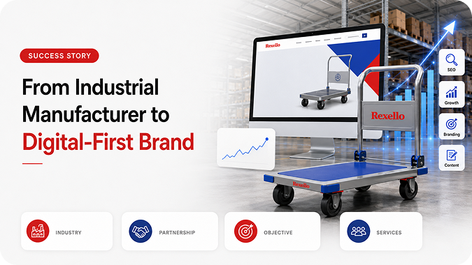 Rexello Castors growth and digital-first brand visual